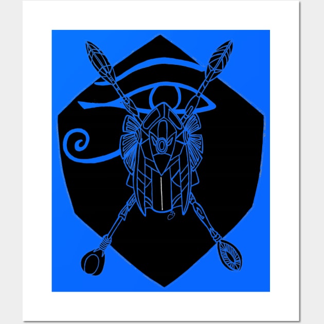 SG1 Ra Horus Guard Crest Wall Art by Joseph Baker